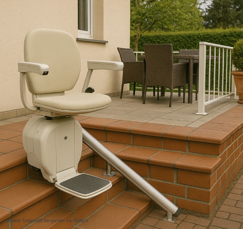 Sitzlift Terrasse Bergweiler bei Wittlich Sitzlift Terrasse Bergweiler bei Wittlich